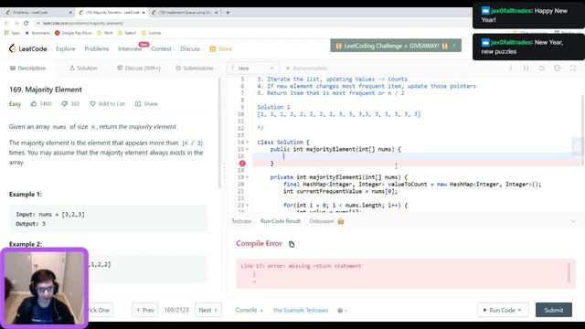 Let's do some coding! On Leetcode for some binary tree and other random problems! смотреть онлайн