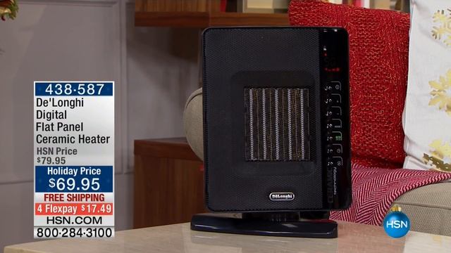 De'Longhi Digital Flat Panel Ceramic Heater смотреть онлайн