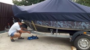 Развесовка катера / лодки на прицепе своими руками / Зачем нужна развесовка катера