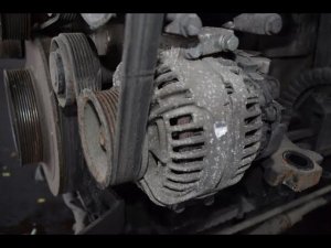 Замена подшипников генератора DAF 105