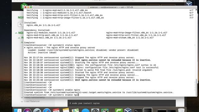 Como instalar NGINX web server no Linux, Centos/Redhat. смотреть онлайн