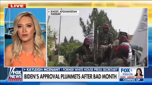 Kayleigh McEnancy rips Bidens bad August смотреть онлайн