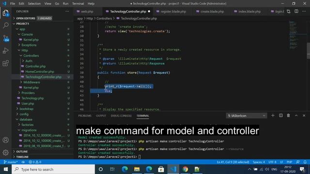 Crud tutorial in laravel for beginners (Part-1) смотреть онлайн