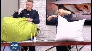 Как заменить наполнитель бескаркасной мебели