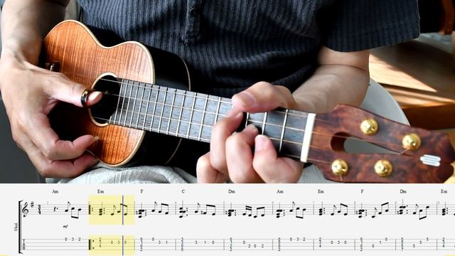 A time for us 愛のテーマ【Ukulele solo】 Ukulele TAB /Love Theme from Romeo and Juliet /ウクレレ弾くよ♪ смотреть онлайн