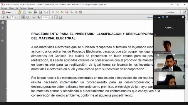 Sesión CEEPAC (14 julio 2021) смотреть онлайн