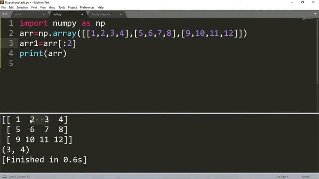 #26 Numpy array slicing in python | #numpy #numpytutorial #numpyarray смотреть онлайн
