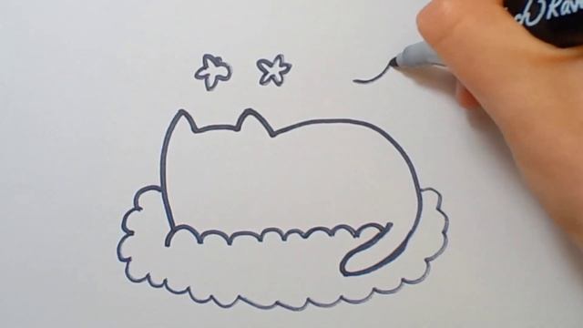 Рисуем котика Пушина ?? смотреть онлайн