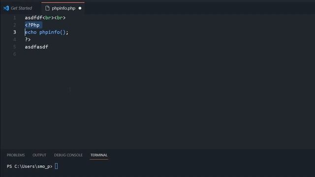 First PHP code displaying phpinfo() , Hello Word using localhost смотреть онлайн