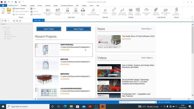 HOW TO RECOVER MISSING FILES ON PROTA STRUCTURE