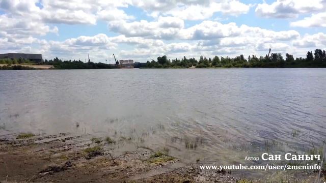 Озеро Круглое старица Туры возле парка Гагарина в Тюмени смотреть онлайн