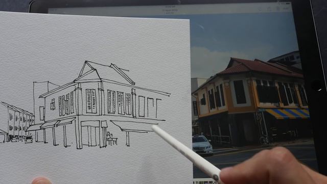 How to Fade Details to White Paper (Sketching Technique) смотреть онлайн