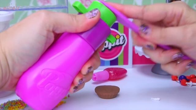 Poppit Pop'n'Display Bakery DIY Clay Cakes Donuts Macarons Create Silly Play - Kids Toys смотреть онлайн