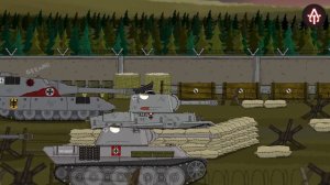 Все серии Немецкого Стального Монстра КАРЛ-44 + бонусная концовка - Мультики про танки