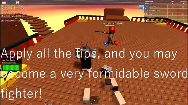 3 TIPS TO MAKE YOU A BETTER SWORD FIGHTER (ROBLOX SWORD FIGHTS ON THE HEIGHTS)