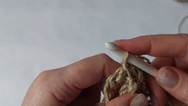 #4 Мини-мочалка крючком из Джута смотреть онлайн