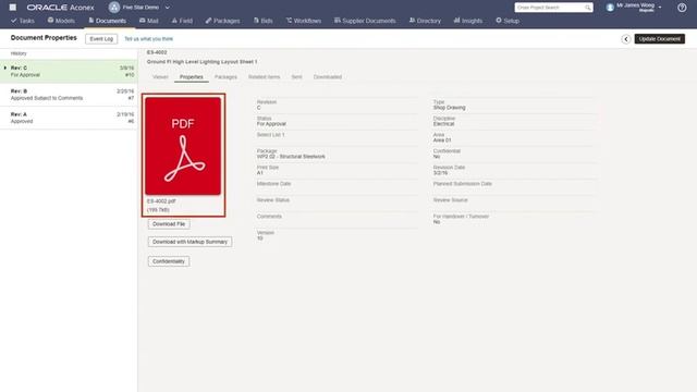 3.2.2 - Document properties and the event log in ACONEX || Oracle ACONEX Complete Course смотреть онлайн