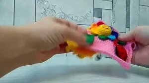 Вяжу Развивающий кубик крючком