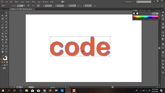 Text Pattern In Illustrator смотреть онлайн