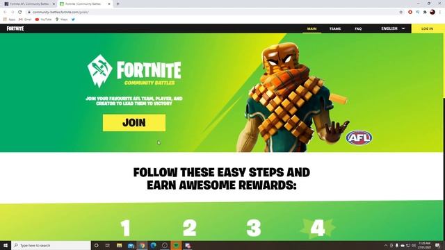 FORTNITE HOW TO UNLOCK FREE AFL ITEMS! FORTNITE AFL COMMUNITY BATTLES! смотреть онлайн
