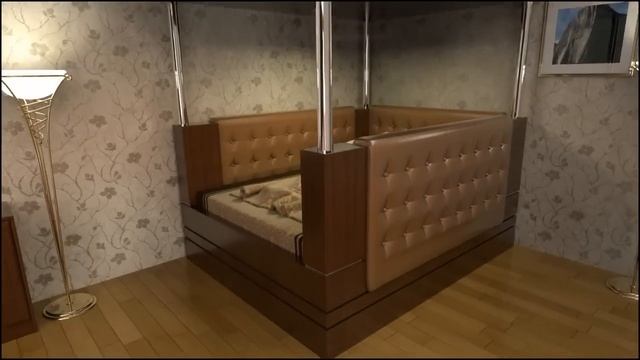 Кровать сейсмозащитная. Anti-EarthQuake Bed смотреть онлайн