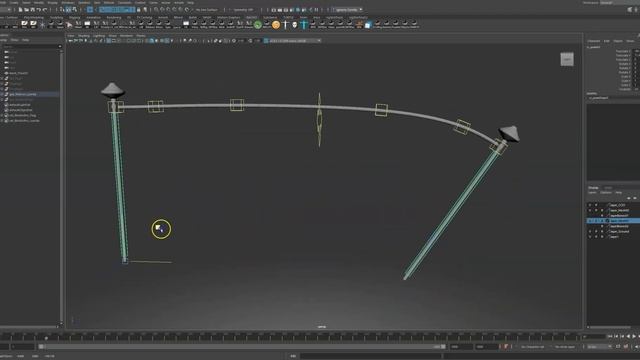 Universal Ribbon Script for maya смотреть онлайн