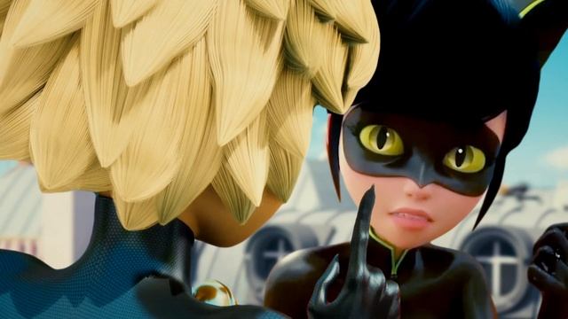 Леди Нуар и Кот Нуар - Кошачья Любовь (Crossover) + Mask