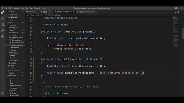 How to Call Laravel API in React Laravel Application смотреть онлайн