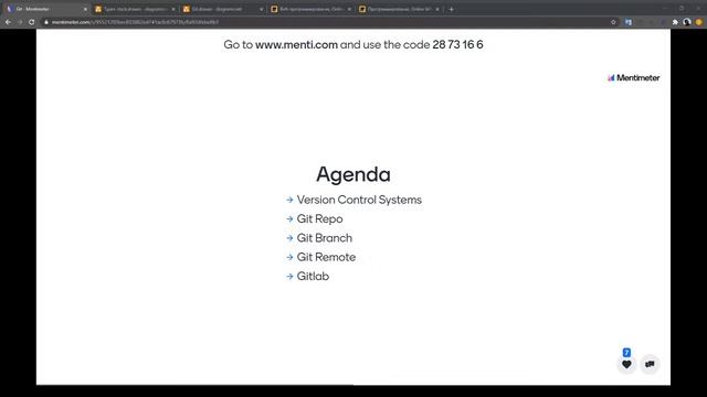 Git. ИТМО Программирование. 2020 11 02 смотреть онлайн