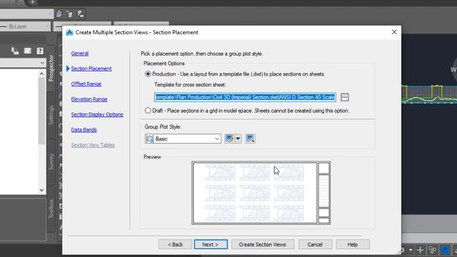 How to create multiple Cross-Sections using AutoCAD Civil 3d in اردو & हिंदी смотреть онлайн