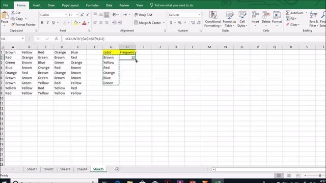 Creating Frequency Tables From Raw Data Using Excel смотреть онлайн
