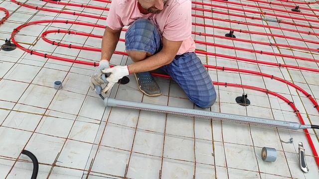 За день до заливки Как провести кабель к отдельно стоящему кухонному острову УФФ часть 24 смотреть онлайн