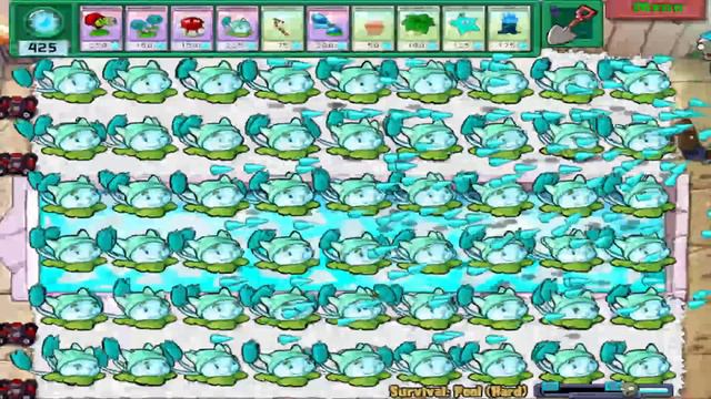 Army Cattail Vs 99 Giga-gargantuar in Survival Pool [ Hard ] | PvZ_Christmas_Mod 2023 смотреть онлайн