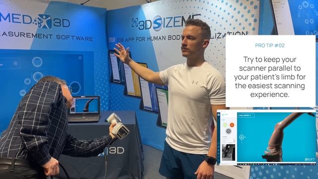 Elbow scan with MSoft and the EinScan H scanner смотреть онлайн