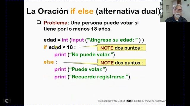 Introducción a la Selección o Decisión en Python: el if y el if else. Parte 1 смотреть онлайн