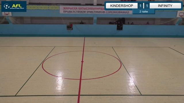 Зимнее Первенство AFL (Футзал) KINDERSHOP 4-2 INFINITY смотреть онлайн