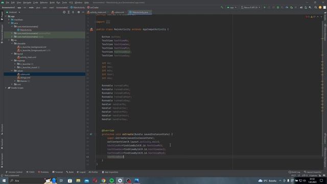 Android Studio Kronometre Yapımı | Java смотреть онлайн