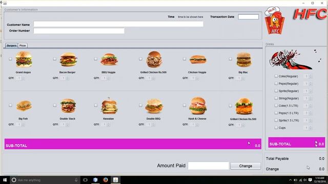 java tutorial(food ordering project) смотреть онлайн