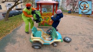 Дети и Машина - Диана, Даня и Милан играют в полицию и охотятся на привидения. Манкиту