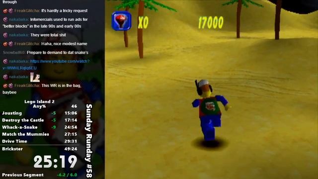 LEGO Island 2: The Brickster's Revenge Any% Speed Run World Record in 48:42 смотреть онлайн