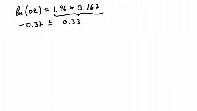 Odds ratio and 95% confidence interval смотреть онлайн