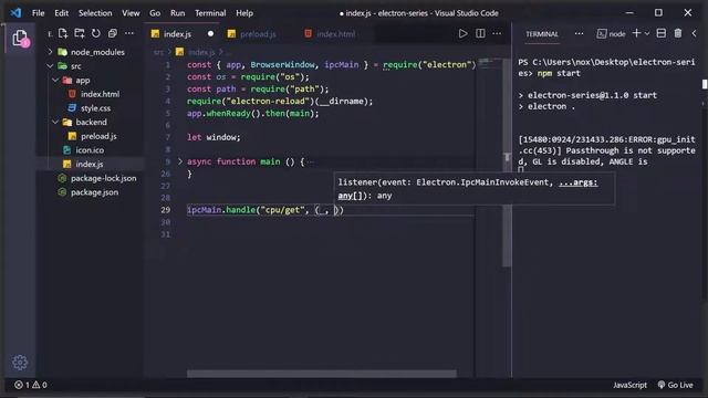 IPC, Preload Scripts, & Gathering System Stats - System Info App w/ Electron Part: 8 смотреть онлайн