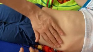 Массаж живота ребёнку