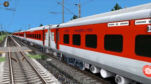 Train High Speed Perfect Crossing #22 | BUMPY RAILROAD | Train Simulator | Railworks 3 | NTG GAMING смотреть онлайн
