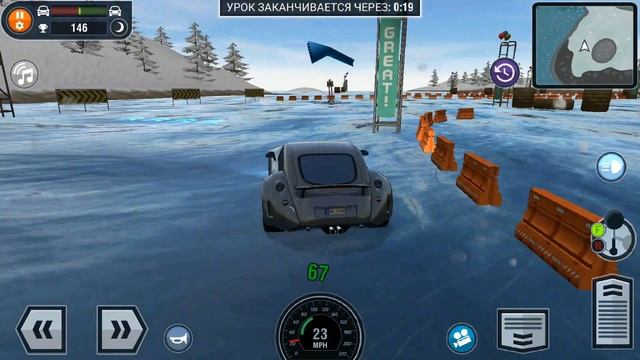 Экстримальный Ледяной дрифт - Car Driving School Simulator [Android] смотреть онлайн