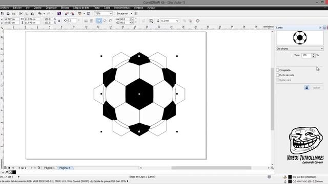 Efecto lente en CorelDraw X6 смотреть онлайн