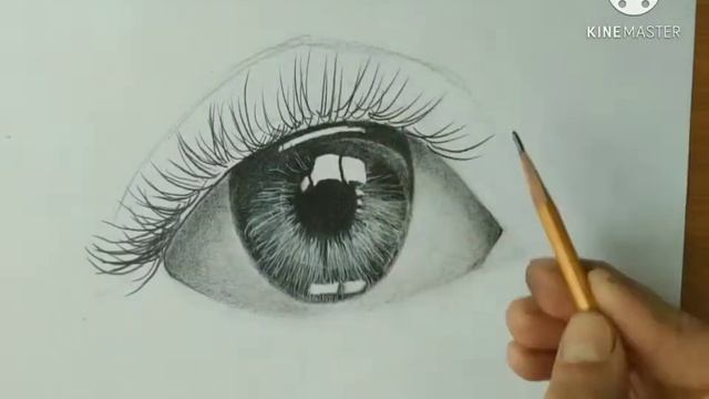 How to draw realistic eye/Artwork/Eye art/Как нарисовать глаз карандашом/Як намалювати око смотреть онлайн