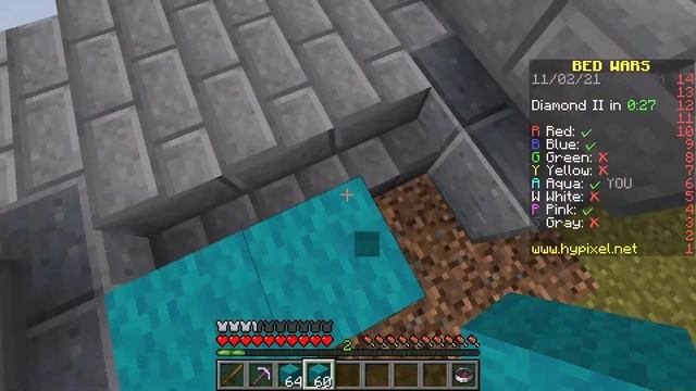 My first time playing JAVA Edition minecraft (HYPIXLE BED WARS) смотреть онлайн