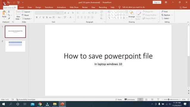 How to save powerpoint file on Laptop смотреть онлайн
