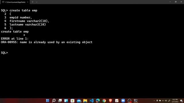 11 | How to use the DROP Command in SQL in SQL PLUS CLI | Oracle PL/SQL Programming смотреть онлайн
